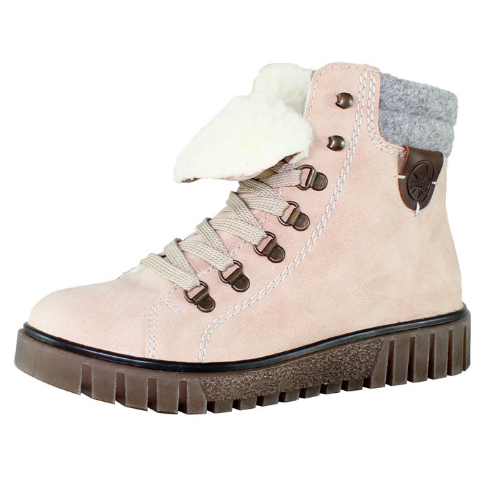 Ghete Dama Roz Rieker Iarna Imblanite Y3440 31 Rosa
