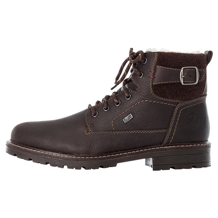 order Sprout for me Ghete piele naturala barbati - maro, Rieker - iarna, imblanite, impermeabil  - 32029-25-Maro - PalomaShop.ro