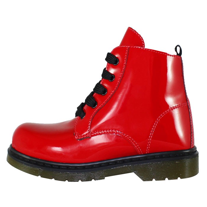 Ghete Piele Naturala Copii Fete Rosu Melania Iarna Me2690d9i Z Palomashop Ro