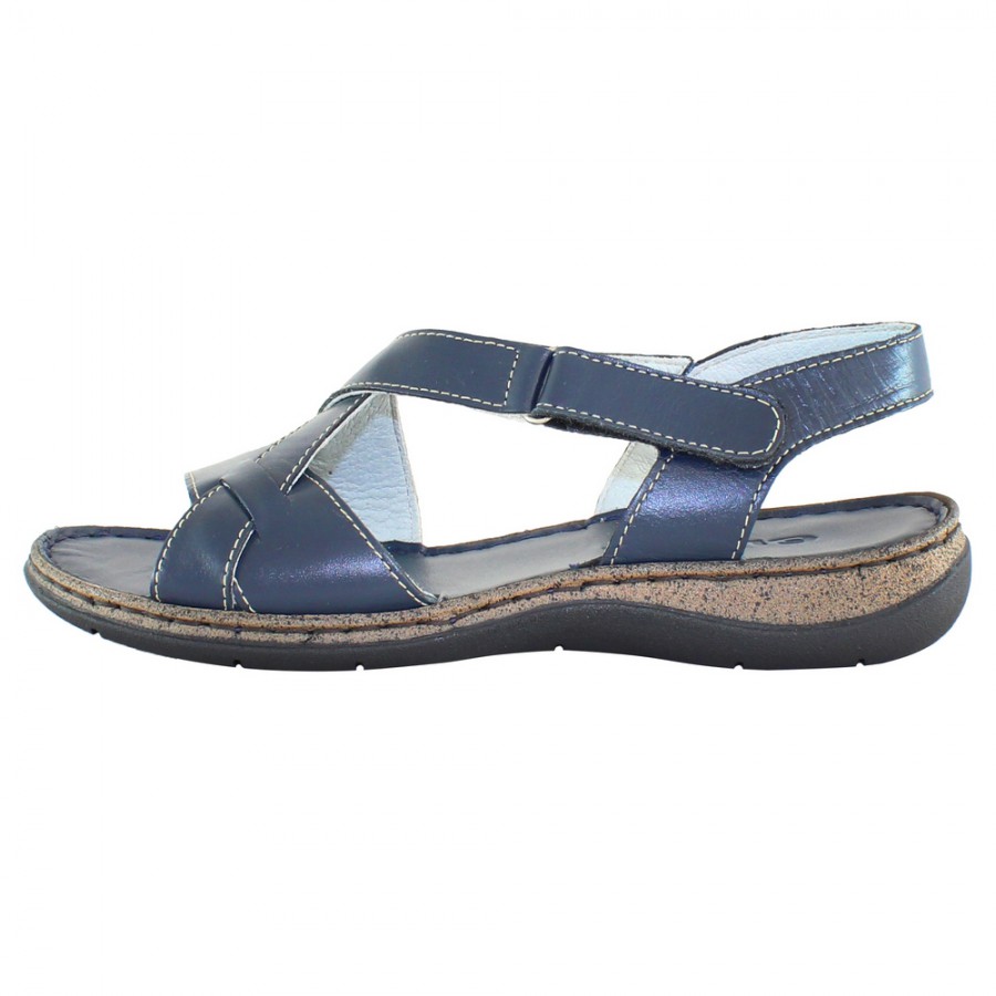 piele naturala dama bleumarin, Elvis - 47734-Blue -