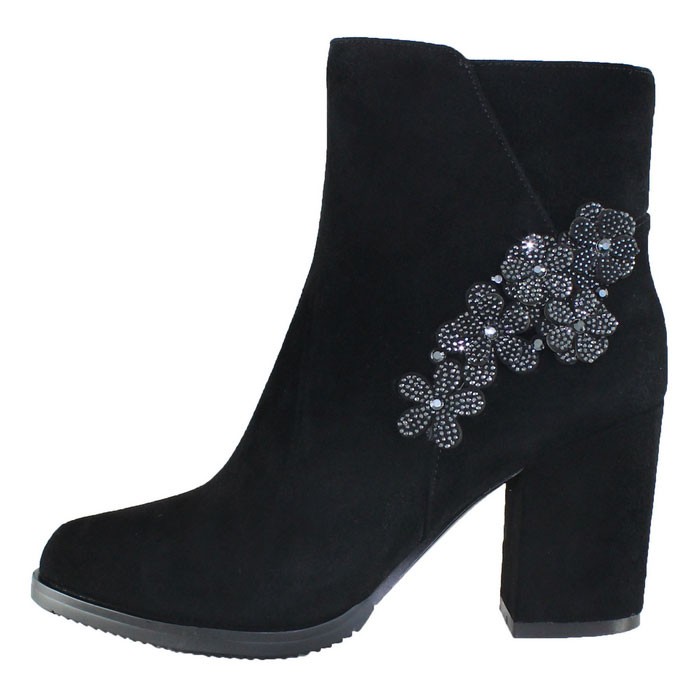 Botine Piele Intoarsa Dama Elegante Negru Epica 8838 R103 2 Black Palomashop Ro