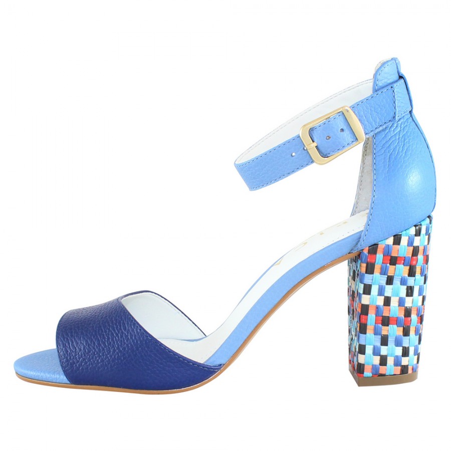 Sandale Piele Naturala Dama Albastru Epica Oe8291 446 565 07 N Blue Palomashop Ro