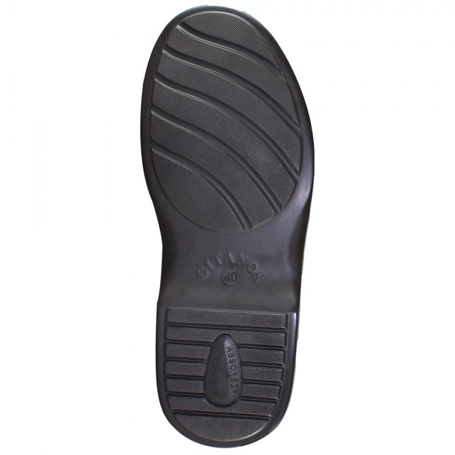 reel educator Rubber Pantofi piele naturala barbati - maro, Gitanos - 220-Maro - Palomashop.ro