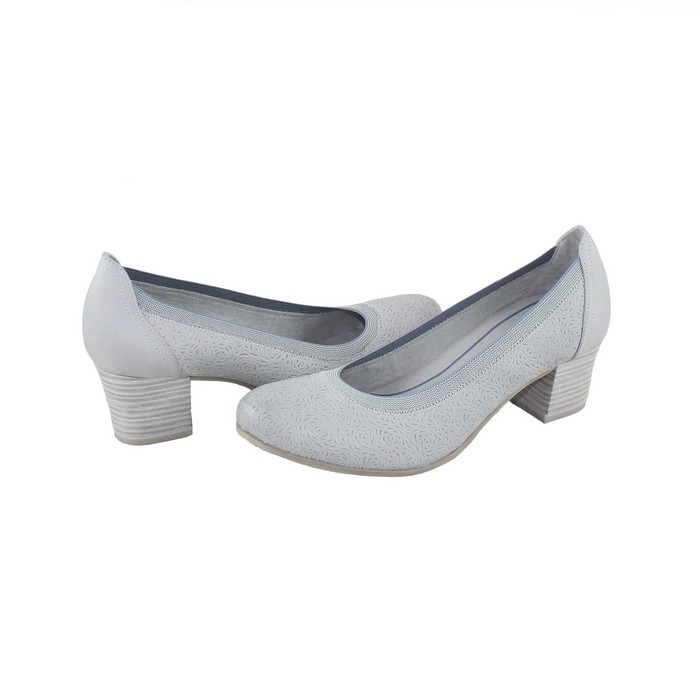 Pantofi Piele Naturala Dama Gri Marco Tozzi Toc Mic 2 22316 26 296 Quartz Antic Palomashop Ro