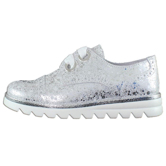 Ventilate Back, back, back (part jungle Pantofi piele naturala copii, fete - alb, argintiu, Melania - ME6266F9E-B -  Palomashop.ro