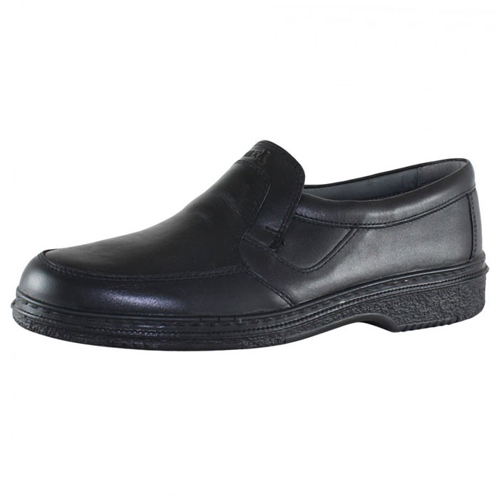 Pantofi Piele Naturala Barbati Negru Otter 27850 Black
