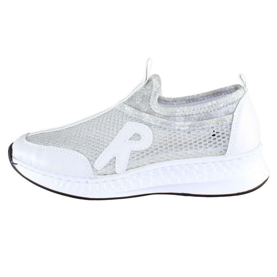 Pantofi Sport Dama Alb Rieker N5654 80 White Palomashop Ro