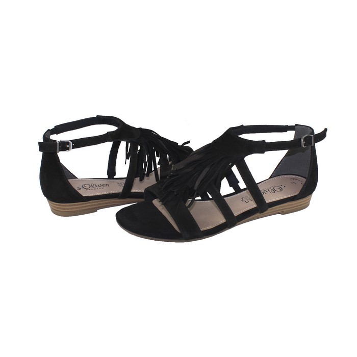Sandale Piele Naturala Dama Negru S Oliver 5 28112 26 001