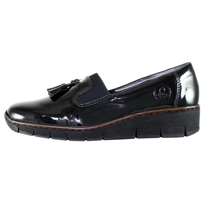 Psychological Erasure Quite Pantofi dama - negru, Rieker - relax, confort - 53751-00-Black -  Palomashop.ro