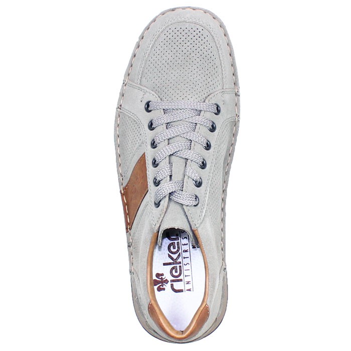 shut cowboy Smash Pantofi piele naturala barbati - gri, Rieker - relax, confort -  05216-42-Grey - PalomaShop.ro