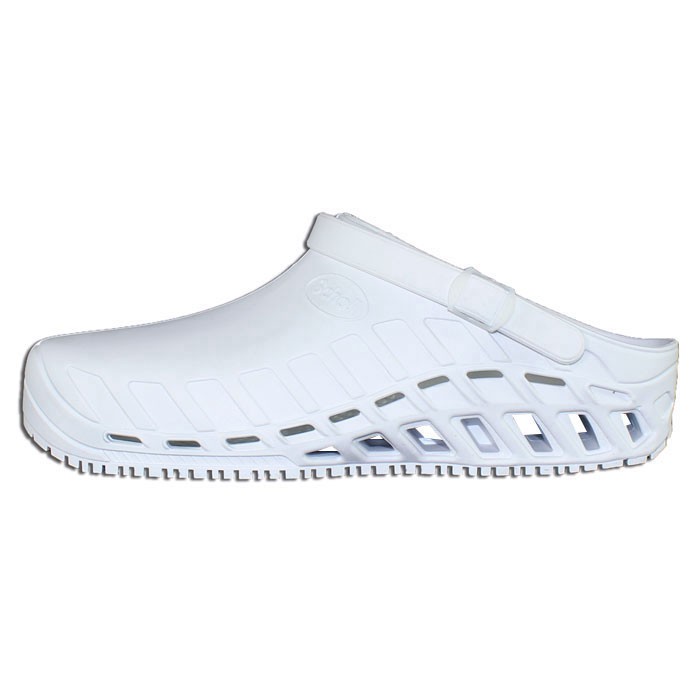 Downtown Far away border Saboti - alb, Scholl - F26563-1065-410-Clog-EVO-White - PalomaShop.ro