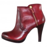 Botine piele naturala dama elegante - bordo, s.Oliver - 5-25348-23-Bordeaux