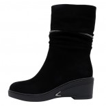 Cizme piele intoarsa dama - negru, Epica - iarna - JIJI50091-01-I-Negru