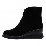 Cizme piele intoarsa dama - negru, Karisma - iarna - W1W150001A-01-I-Negru