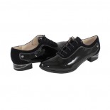 Pantofi piele naturala dama - negru, Deska - eleganti, lac - 4J88-3F200B-A3289Z-1-Black 