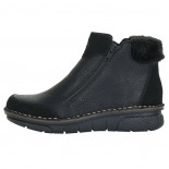 Ghete dama - negru, Rieker - iarna - 73352-00-Negru