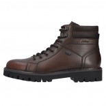 Ghete piele naturala barbati - maro, Rieker - iarna, imblanite, impermeabil - 30420-25-Maro
