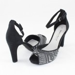 Sandale dama - negru, multicolor, Marco Tozzi - 2-28300-22-BlackComb