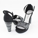 Sandale dama - negru, multicolor, Marco Tozzi - 2-28311-22-BlackComb