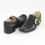 Pantofi piele naturala copii, baieti - negru, Marelbo - 111-Negru