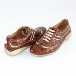 Pantofi piele naturala dama - maro, Nicolis - lac - L-Maro