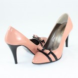 Pantofi piele naturala dama - roz, Nike Invest - toc inalt - M423-Roz-N-L