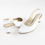 Pantofi piele naturala dama - alb, Nike Invest - toc mic - S458-Alb