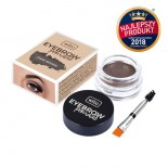 Gel de sprancene - maro inchis, Wibo Eyebrow Pomade - Dark Brown