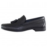 Mocasini piele naturala barbati - negru, Dogati shoes - 7005-Siyah