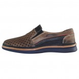 Pantofi piele naturala barbati - maro, Dogati shoes - DC-219-23-36