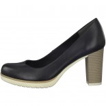 Pantofi dama - negru, Marco Tozzi - toc mediu - 2-22435-20-002-Black-Antic