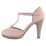 Pantofi dama - roz, Marco Tozzi - toc inalt - MT-2-24402-22-596-rose-comb