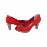 Pantofi dama - rosu, Marco Tozzi - toc mediu - 2-28309-26-533-Chili
