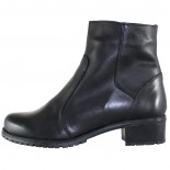 Ghete piele naturala dama - negru, Nicolis - iarna - 146640-Negru