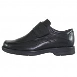 Pantofi piele naturala barbati - negru, Nicolis - 24049-Negru