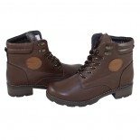 Ghete piele naturala dama - maro, Nicolis - iarna - 40025-Maro