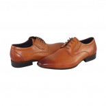 Pantofi eleganti, piele naturala barbati - maro, Saccio - A369-36C-Light-Brown