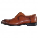 Pantofi eleganti, piele naturala barbati - maro, Nevalis - 127-Maro