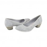 Pantofi dama - gri, s.Oliver - toc mic - 5-22301-26-204-LT-Grey