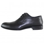Pantofi eleganti, piele naturala barbati - negru, Pieton - SIR-022-Negru