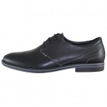 Pantofi eleganti, piele naturala barbati - negru, Pieton - SIR-142-Negru