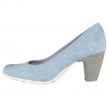 Pantofi dama - albastru, s.Oliver - toc mediu - 5-22404-22-810-ltblue