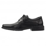 Pantofi eleganti piele naturala barbati - negru, Rieker - relax, confort - B0812-00-Negru