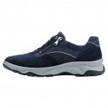 Pantofi piele naturala barbati - albastru, Waldlaufer - relax, confort, ortopedic - 718006-403-484-H-Max-Albastru