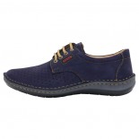 Pantofi piele naturala barbati - bleumarin, Otter - OT9554-42-2-Bleumarin