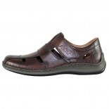 Pantofi piele naturala barbati - maro, Rieker - relax, confort - 05269-25-Brown