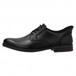 Pantofi piele naturala barbati - negru, Rieker - relax, confort - 10353-00-Negru