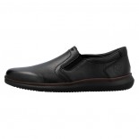 Pantofi piele naturala barbati - negru, Rieker - relax, confort - 10450-00-Negru