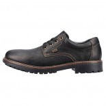 Pantofi piele naturala barbati - negru, Rieker - relax, confort - B4610-00-Negru