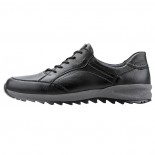Pantofi piele naturala barbati - negru, Waldlaufer - relax, confort, ortopedic - 388005-199-001-Helle-Negru
